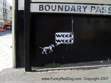woof woof sticker