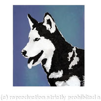 Blue Dog Stencil