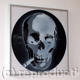 Smoking Skull Stencil