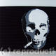 Smoking Skull Stencil
