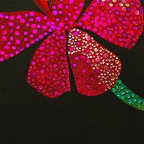 Pink Sparkle Flower 1
