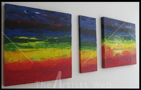 Triptych - Rainbow