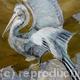 Pelican-gold. | £300 | | mixed media on paper Pelican-gold.