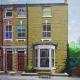 End Of Terrace | £600 | 75 x 80cm | Oil on canvas End Of Terrace