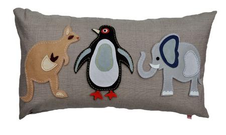 Animal Fair (Penguin) Cushion