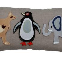 Animal Fair (Penguin) Cushion