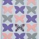Flutter - grey | £45 | | Felt & leather on canvas Flutter - grey