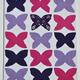 Flutter - purple | £45 | | Felt & leather on canvas Flutter - purple