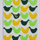 Chirp Green | £45 | | Felt & leather on canvas Chirp Green