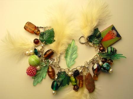 gnome called Jasper charm bracelet