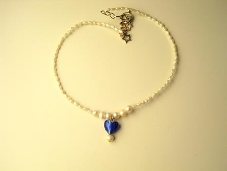 'I'm in love with blue' choker