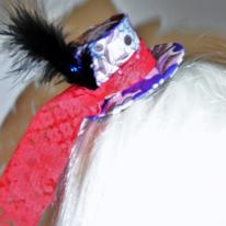 mini pimp top hat fascinator 