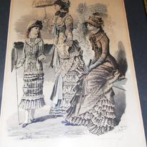 lithographic hand coloured print