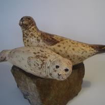 Mother Seal and Pup