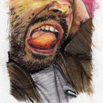 Self Portrait Colour Pastel Pencils