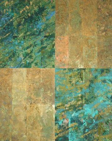GOLD GREEN WALL
