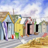 Beach Huts at Southwold