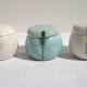 lidded jars | £25 | | thrown semi porcelain stoneware lidded jars