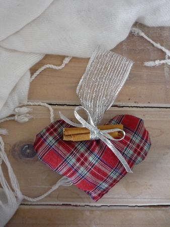 Cinnamon and clove filled heart