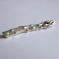 Asparagus brooch