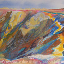 Parys Mountain, evening shadows
