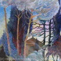 Disused chapel in the grounds of a Tuscan Estate