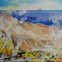 Sulphur and fumes, Volcano, Aeolian Islands.