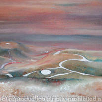 Looking down on the White Horse of Uffington