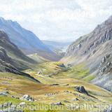 Llanberis Pass in Summer - Oil