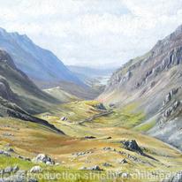 Llanberis Pass in Summer