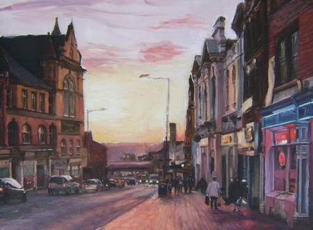 Wakefield Westgate Purple Sunset
