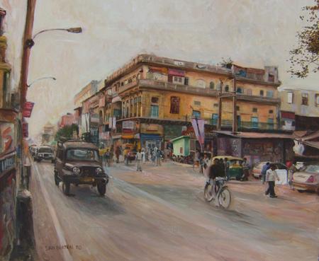 Delhi street scene