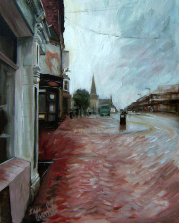 The Red Brick road towards the Cathedral