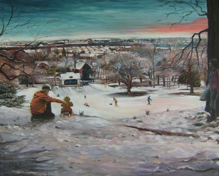 Sledging in the Park