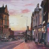 Wakefield Westgate Purple Sunset - Oil
