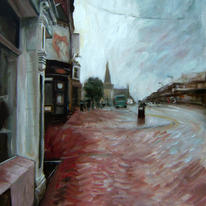 The Red Brick road towards the Cathedral