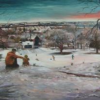 Sledging in the Park
