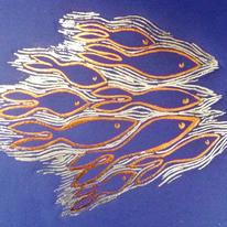 GOLDEN SHOAL on Dark Blue