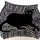 CUSHION CAT | | 50 x 30cm | Linocut CUSHION CAT